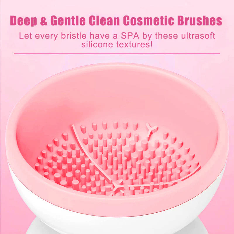 Effortlessly Clean Your Makeup Brushes with Our Portable USB Electric Cleaner - The Ultimate Tool for Beauty Enthusiasts