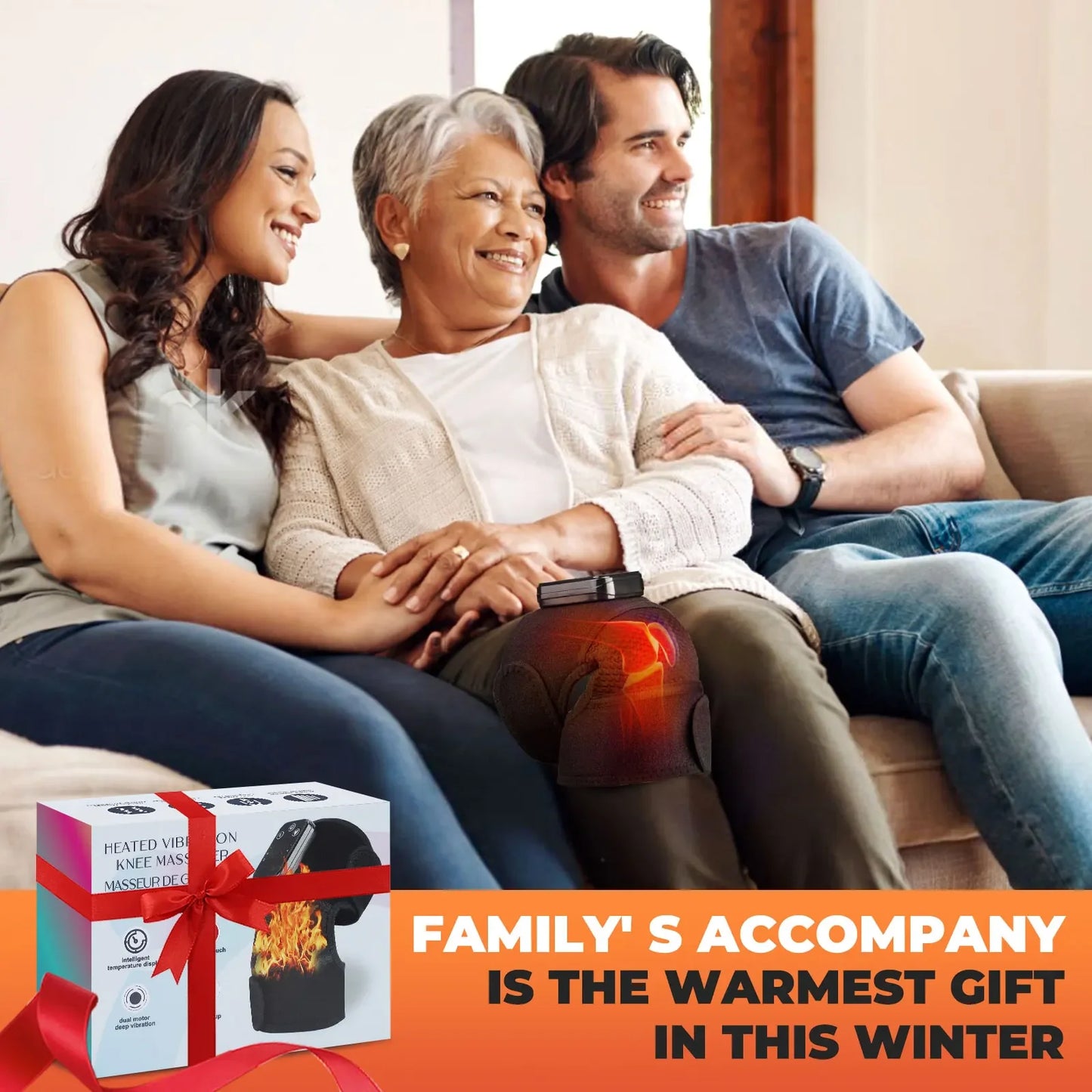 Experience Ultimate Comfort with the 3 in 1 Electric Heated Vibration Massage Pad for Pain Relief in Your Knees, Shoulders, and Elbows