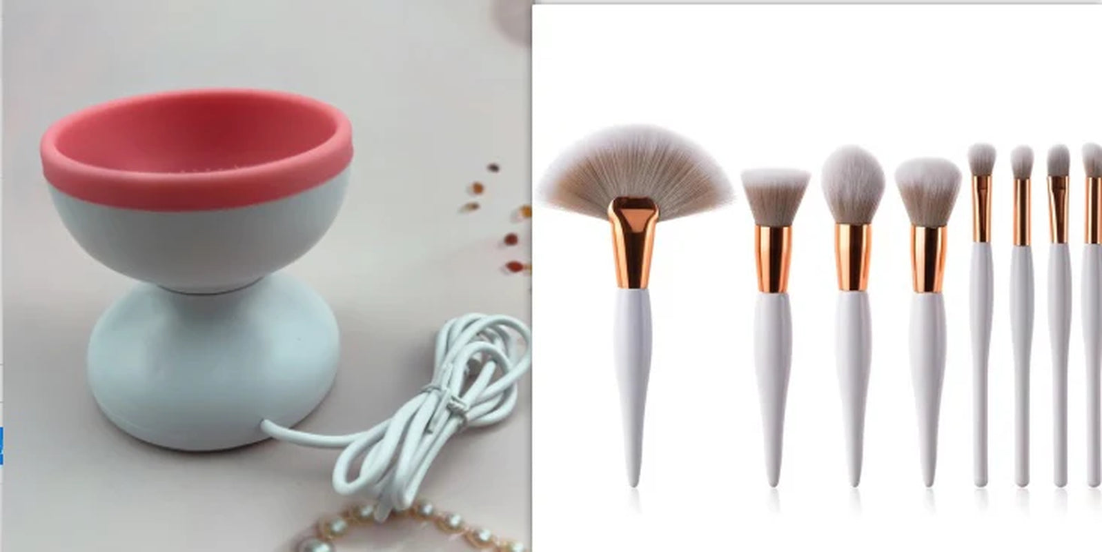 Effortlessly Clean Your Makeup Brushes with Our Portable USB Electric Cleaner - The Ultimate Tool for Beauty Enthusiasts
