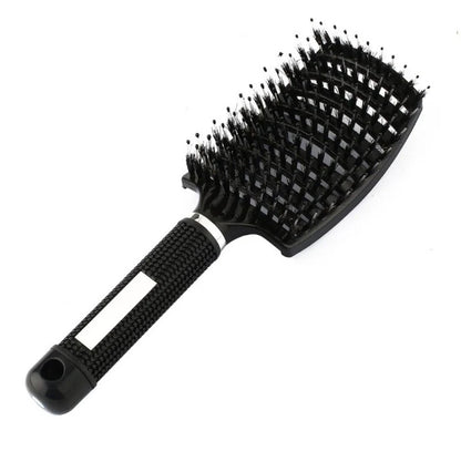 Anti-Tangle Detangling Hair Brush for Women with Nylon Bristles and Scalp Massage Features