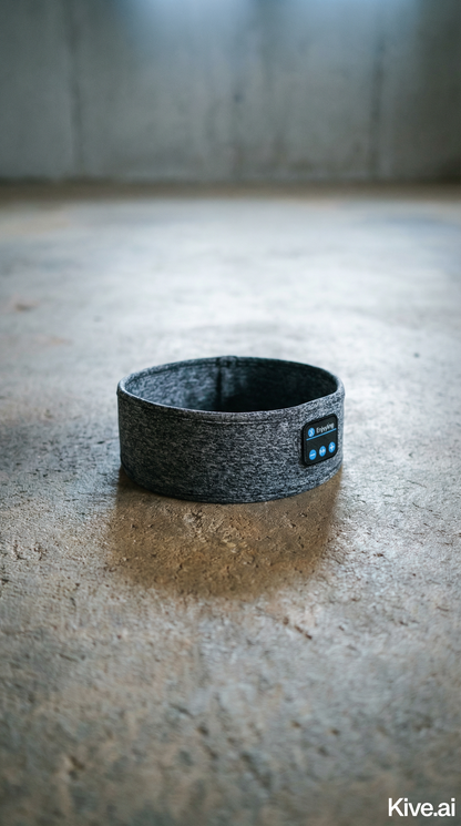 Bluetooth Sleep Headband – Wireless Headphones, Built-In Speakers, Comfortable Fabric, 10-Hour Battery Life