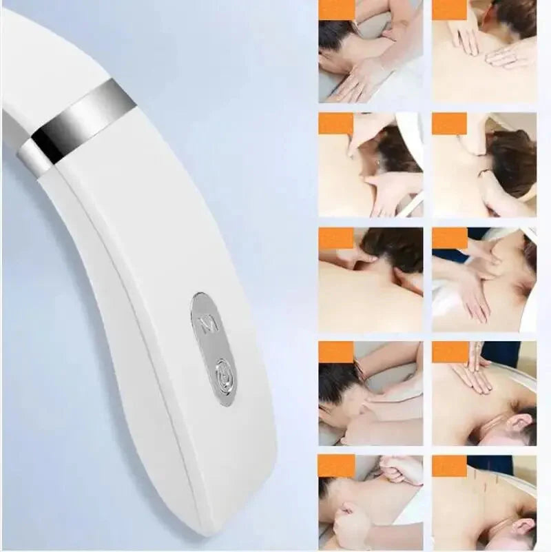 Experience Ultimate Relaxation with the Cervical Massager: Portable Mini Neck and Shoulder Deep Tissue Massager with Warm Pressing Care