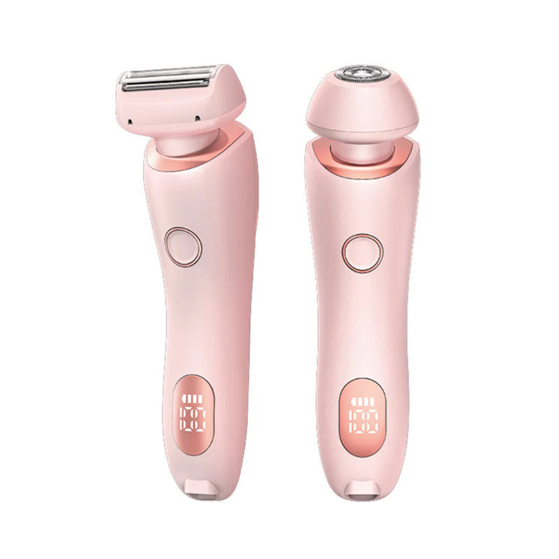 Experience Silky Smooth Skin with the 2-in-1 USB Rechargeable Hair Remover & Epilator for Effortless Shaving on Face, Body, and Bikini