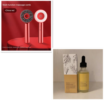 Revitalize Your Hair and Scalp with the Fluffy Comb Infrared Massager - Ultimate Hair Care & Beauty Tool