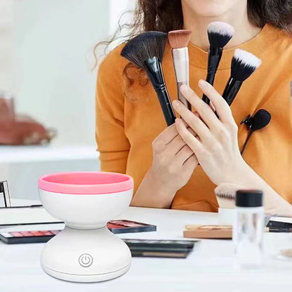 Effortlessly Clean Your Makeup Brushes with Our Portable USB Electric Cleaner - The Ultimate Tool for Beauty Enthusiasts